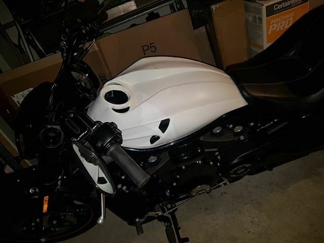 Custom v best sale rod gas tank