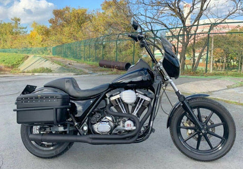 Moto Noir 5.75'' Phare Phare Garniture Anneau pour Harley Sportster Iron Xl  883 1200 Dyna Softail Street Bob