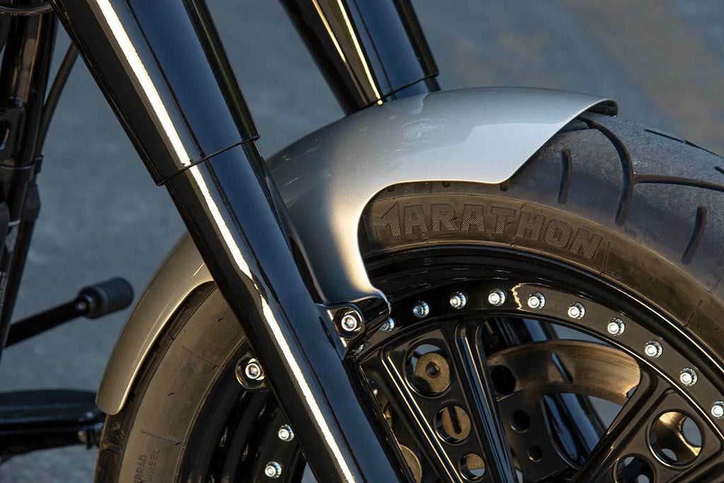 Custom Cortada Flotador Frente FENDER Para Harley Davidson Softail 18