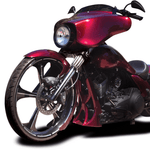 Harley Touring Sacs Rue Route King Glide CVO Flhx Personnalisé Bavette Poison