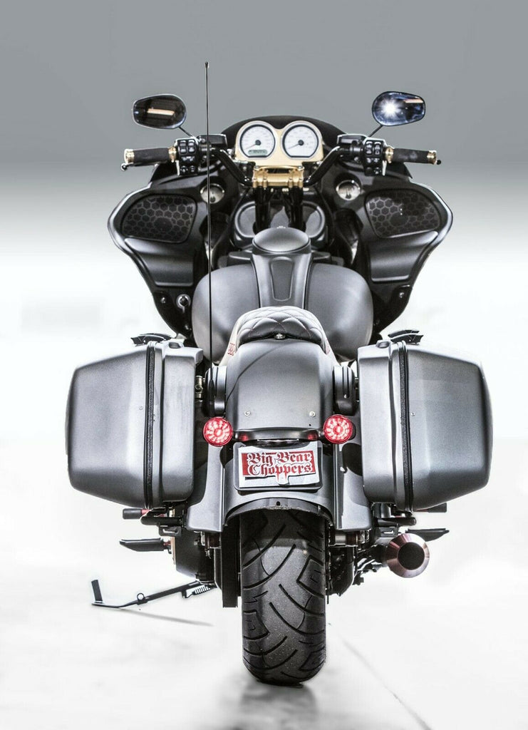 Fxr deals clamshell saddlebags