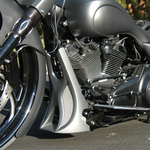 Chin Belly Pan Radiator Spoiler Harley Touring Bagger Street Road King Glide CVO